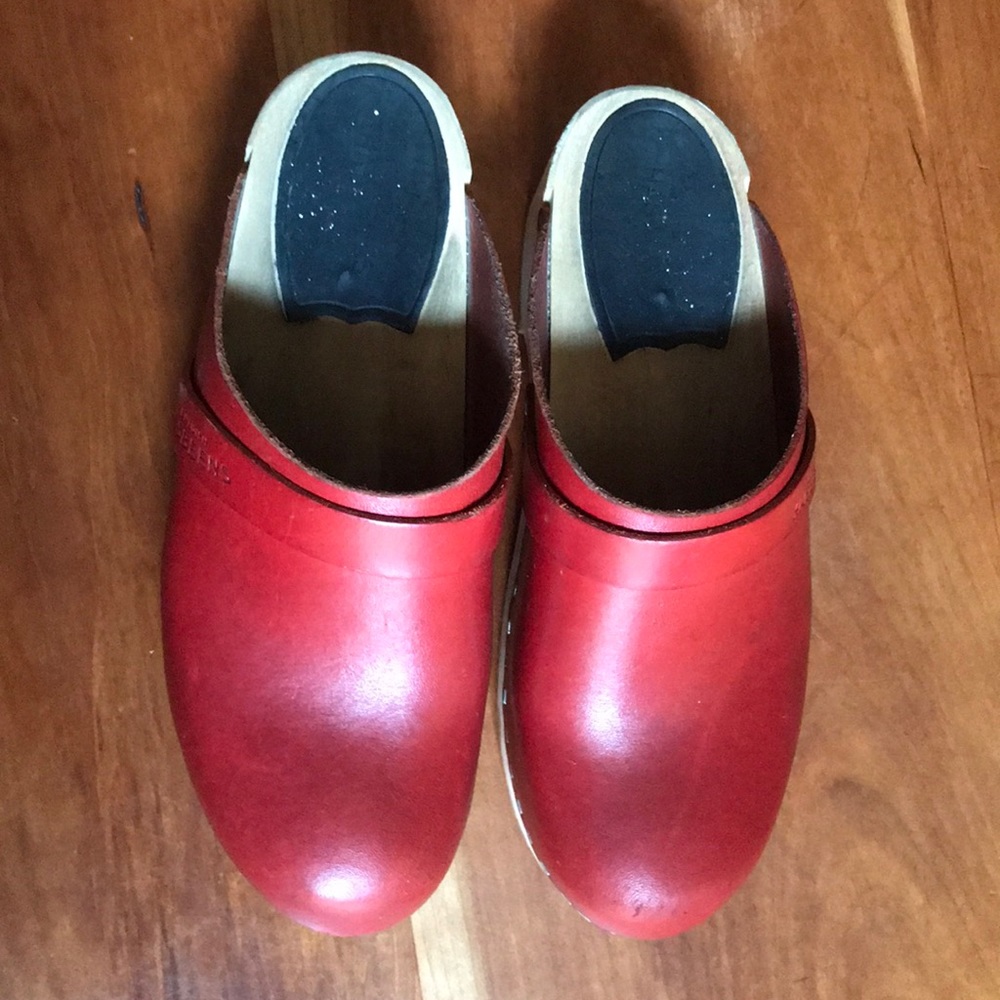 Hasbeen Clogs, red